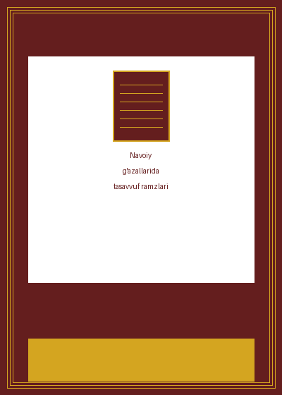 Navoiy g'azallarida tasavvuf ramzlari
